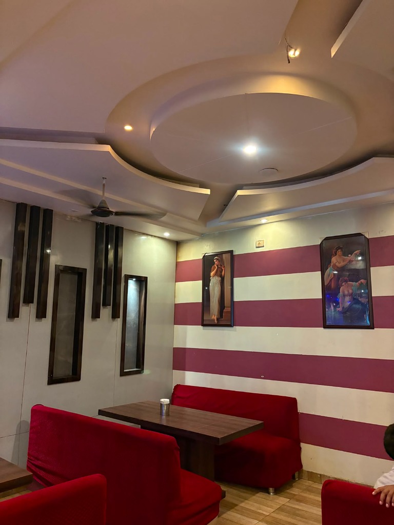 Indoor Restaurant & Velvet Booth Dining